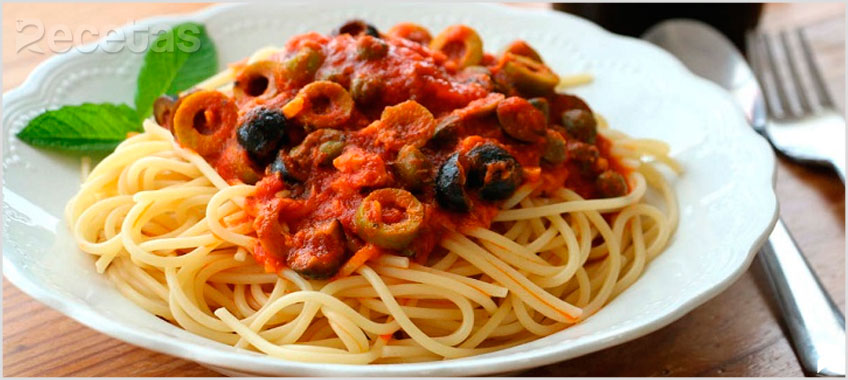 Espagueti a la Putanesca